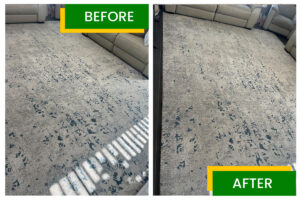 Carpet Cleaning- before and after- Amazing Carpet Cleaning